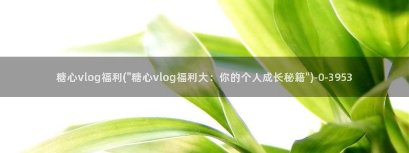 糖心vlog在线网址